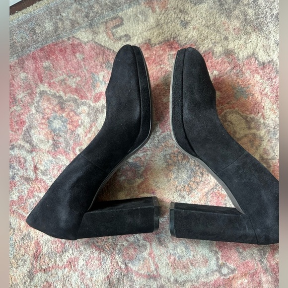 COLE HAAN Renner Grand Pump II Black Suede Size 7 - Picture 4 of 9